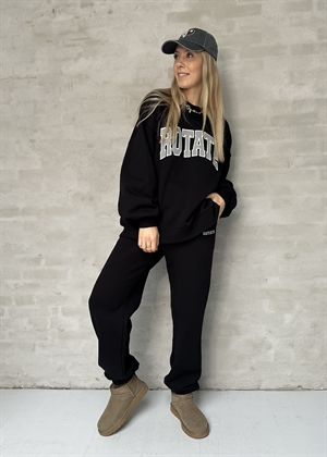 Iris Heavy crewneck sweat Sort ROTATE SUNDAY